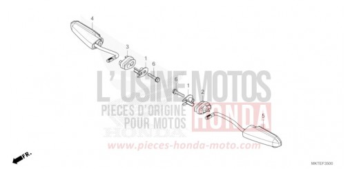 CLIGNOTANT ARRIERE ADV750S de 2025